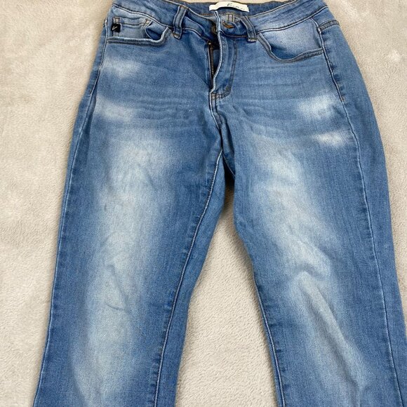 Kancan Women's Jeans Size 7/27 Blue Denim High-Waisted Skinny - Picture 7 of 9